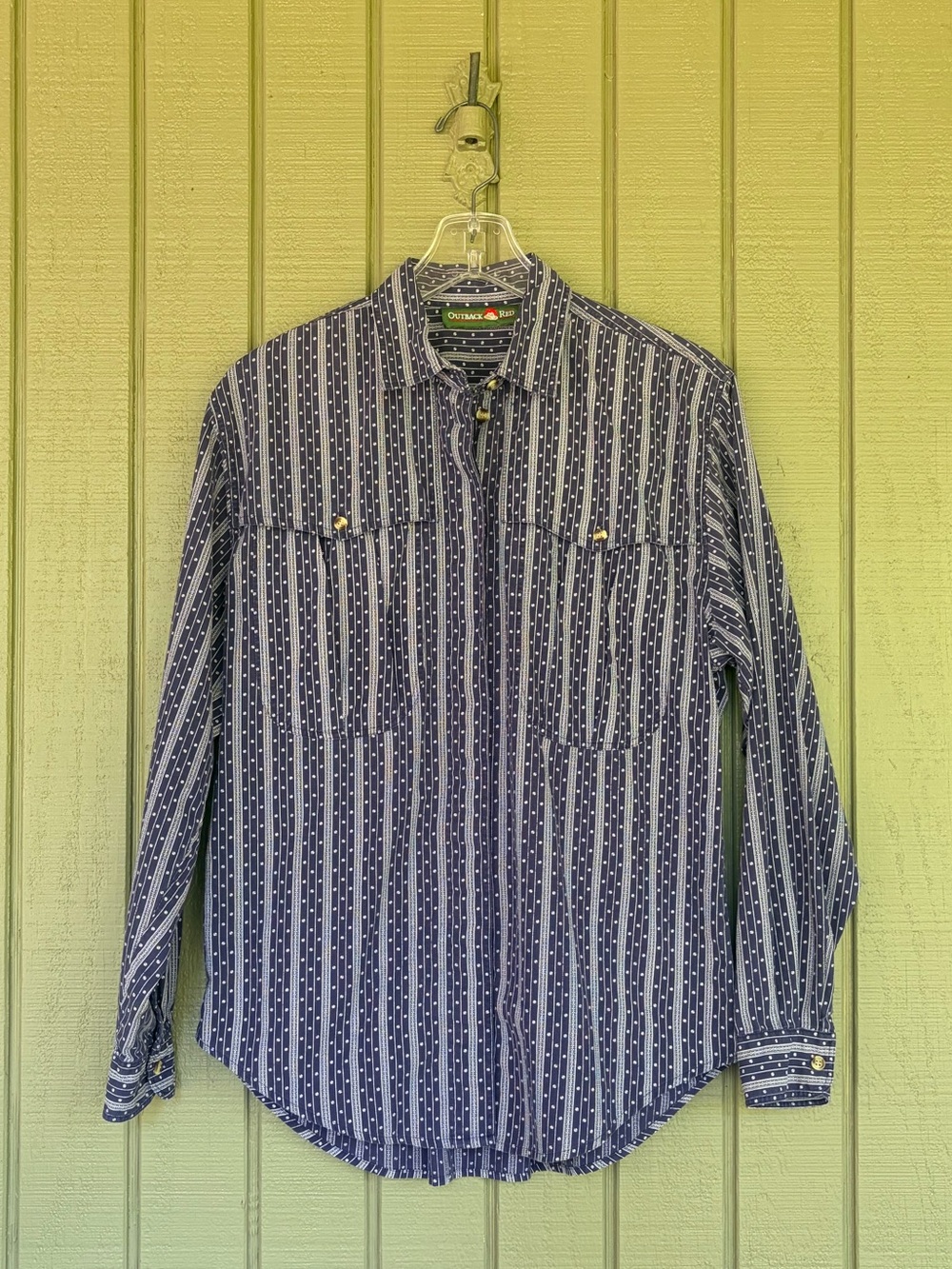VTG 90s Outback Red The Limited Striped Western Blouse M